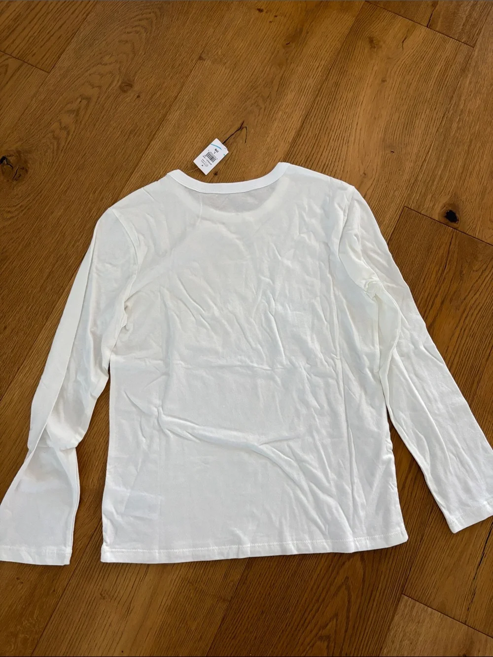 GAP Boys White Long-Sleeve Tee, size L 10 Large